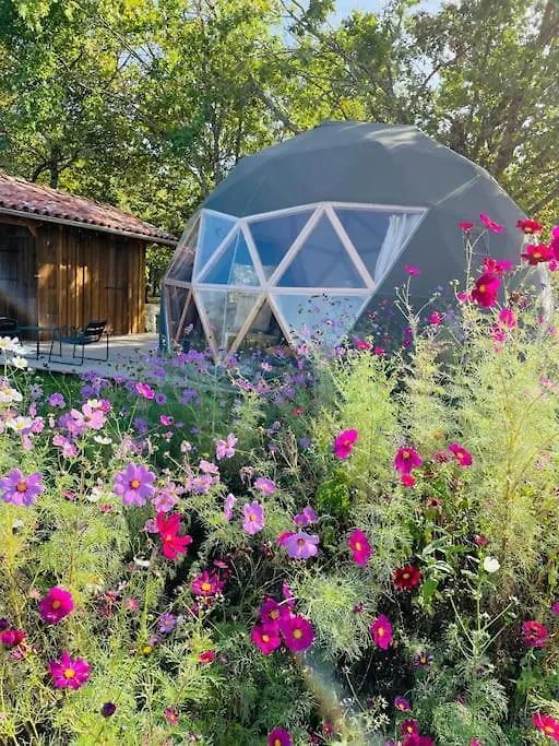 Dome Insolite Cedre Jacuzzi Et Petits Dejeuners Inclus Lagraulet-du-Gers Tente de luxe
