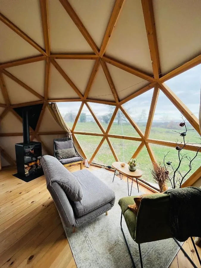 Dome Insolite Cedre Jacuzzi Et Petits Dejeuners Inclus Lagraulet-du-Gers Tente de luxe